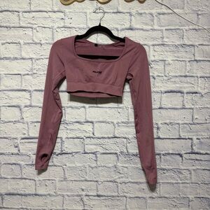 Bo + Tee Long Sleeve Crop Top